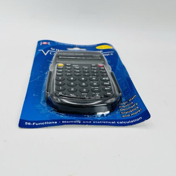 JOT BRAND SCIENTIFIC CALCULATOR WITH 10 DIGIT DISPLAY, FLIP COVER New. Sealed - Picture 8 of 9